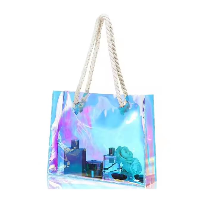 Bolsa de playa de PVC con holograma